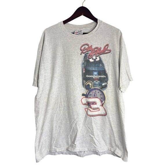 Dale Earnhardt Time Flies NASCAR T-Shirt XL Competitors View Gray Cotton Blend - Picture 1 of 8